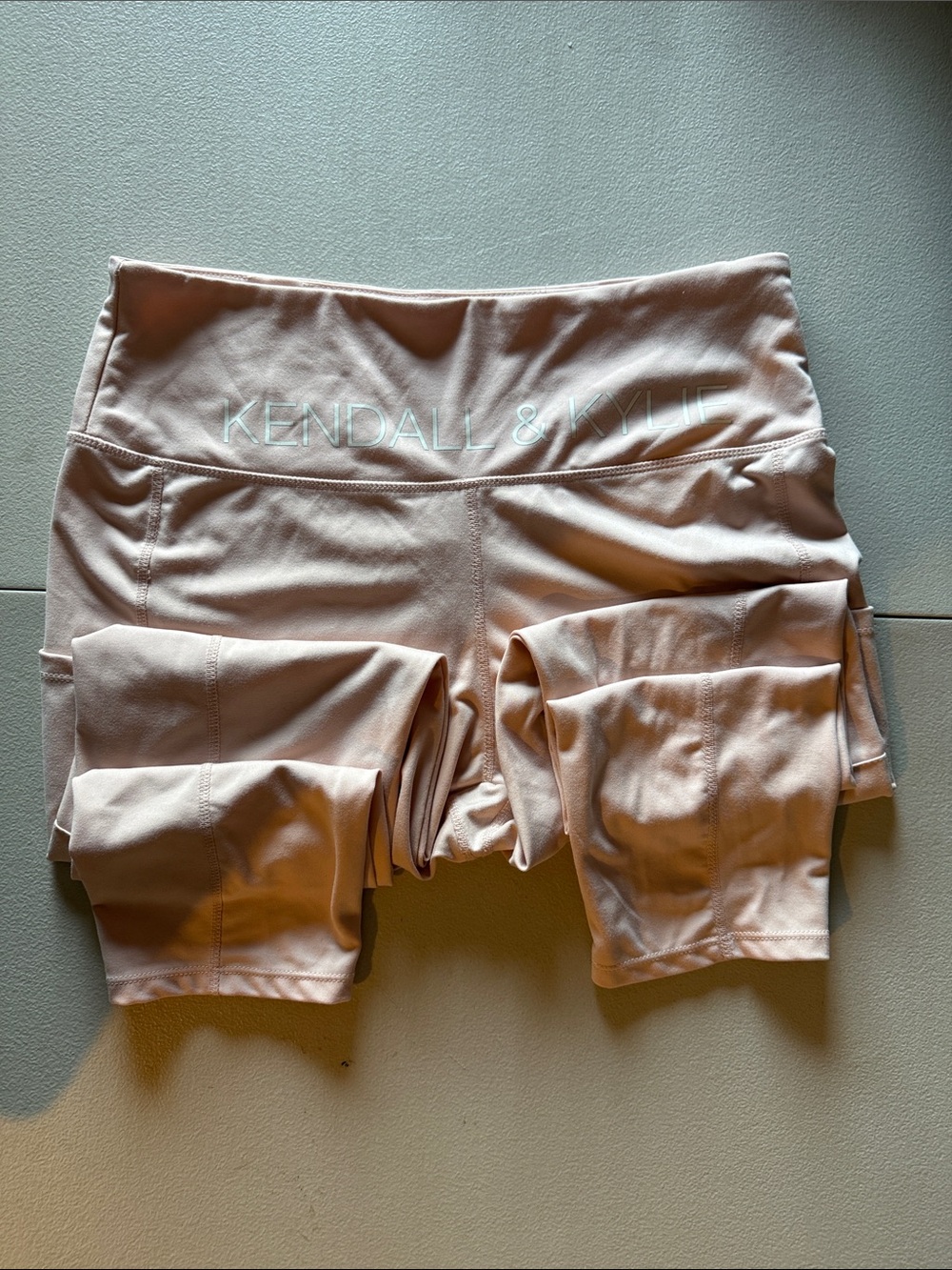 Kendall & Kylie Light Blush Pink High-Rise Leggings Size XL